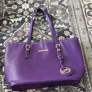 Michael Kors Vibrant Purple Tote